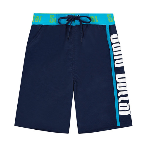 [샌드달라스윔] SANDDOLLAR SWIM Boys Navy Long Surfer Shorts (5Y)