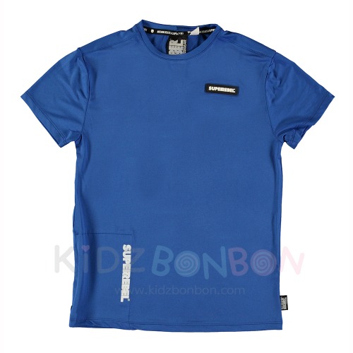 [SUPERREBEL] 슈퍼레벨 서퍼 남아 드라이핏 티셔츠_105 블루 (BLUE)